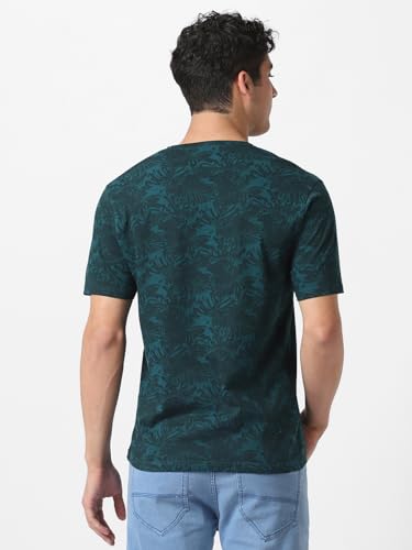 Image of Urbano Fashion Men's Printed Half Sleeve Slim Fit Cotton T-Shirt