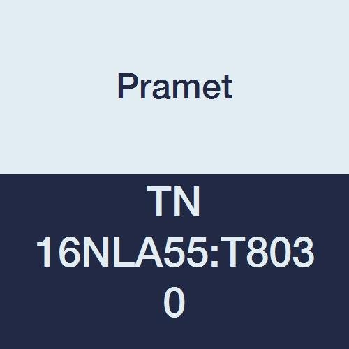 TN 16NLA55:T8030 Carbide Multi-Material (P30,M25,K30) Indexable Internal Threading Insert, Whitworth 55 Degree Partial Profile, TPI 16-48, 3" Cutting Edges, PVD, Gold (Pack of 5)