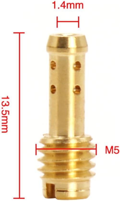 10 Pieces Motorcycle Carburetor Idle Jet Compatible with VM TM TMX VM22 210 Carburetor