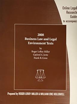 Paperback Online Legal Research Guide to Accompany 2008 Business Law and Environment Texts Book
