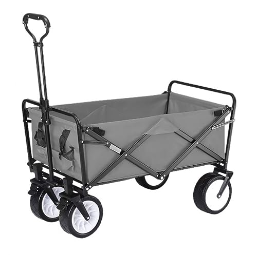 Einkaufstrolley, faltbar, Outdoor-Festivalwagen mit Rädern für Camping, Gartenarbeit und Einkaufen – & vielseitiger Allzweckwagen für einfachen Transport