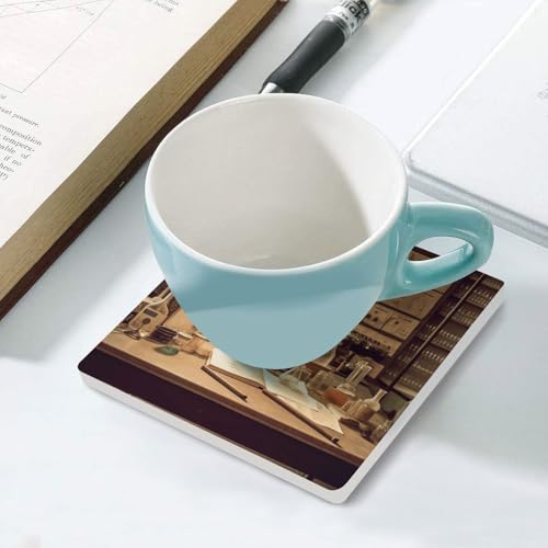 Dessous de verre céramique anti tache protection de table - 6
