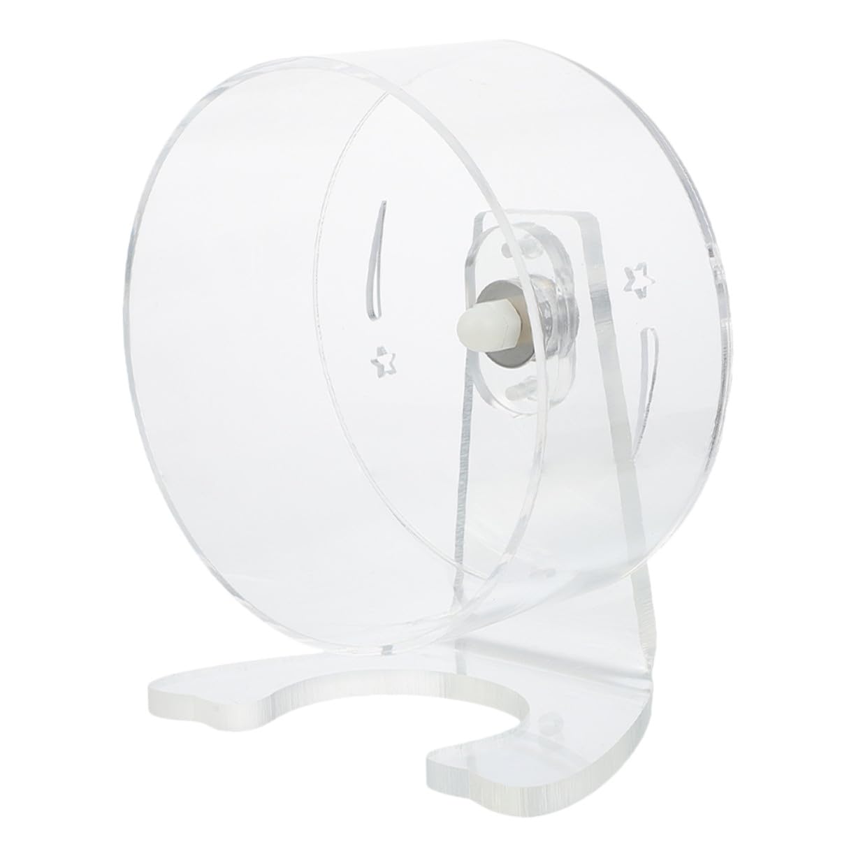 DECHOUS Ruota Silenziosa per Criceti da Ruota di Esercizio Trasparente per Piccoli Animali Domestici Tecnologia Silenziosa per Spazi Tranquilli Design Ergonomico per Movimento Naturale