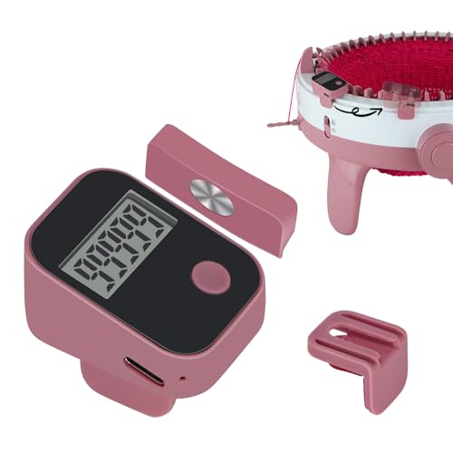 Rechargeable Knitting Machine Counter Row Counter for Knitting Suitable for 32 40 and 48 Needles Charges Quickly and Install Easily Knitting Machine Accessories