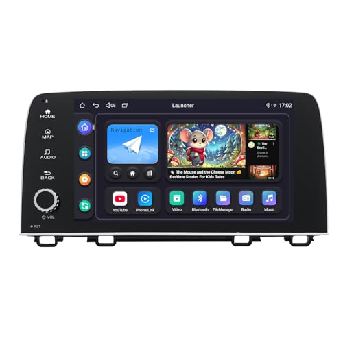 JOYING 9C`WI z_ CRV 2017-2021 Android 13 J[XeI vOAhvCwbhjbg 4GB+64GB Carplay Android Auto 1280 x 800P SWC Bluetooth 5.0(