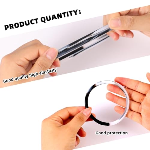 Image of Lyreh 4pcs Patellar Tendon Support Strap, Silicone Patella Band Elastic Stabilizer Patella Knee Brace for Women Men Running Basketball Hiking Soccer Jumpers Gym Sports (Black White Mix)