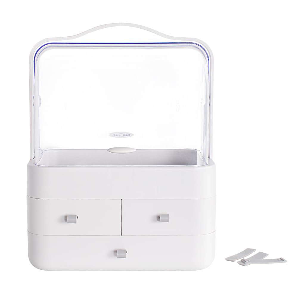 Fancial Modern Transparent Cosmetic Organizer Cover Type Extra Large