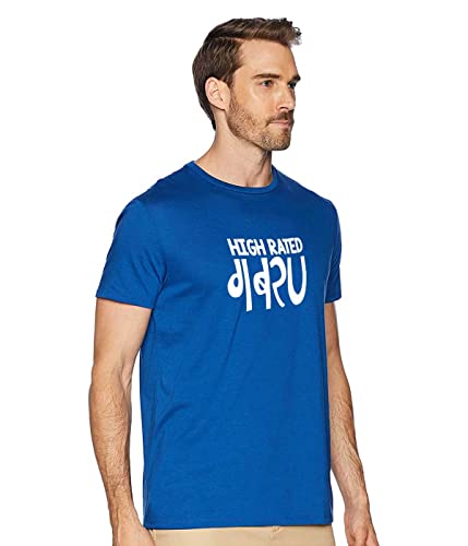 Image of T-Shirt for Men HIGH Rated GABRU Hindi Funny Typography tees