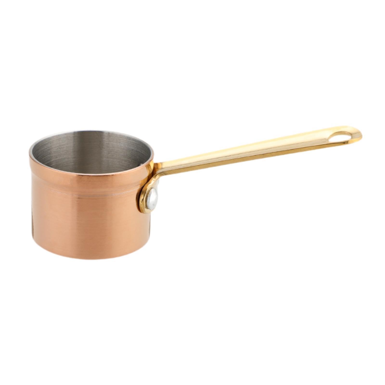 Casserole laitière en acier inoxydable 75ml mini poêle compacte
