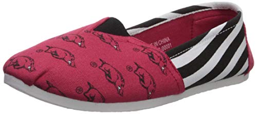 FOCO NCAA NCAA Canvas Stripe Slip On Shoes