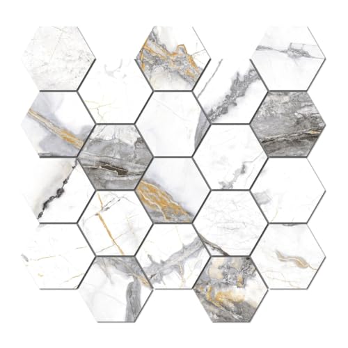 Tenedos HTC162 Dusty Dawn Hexagon Porcelain Mosaic Tile