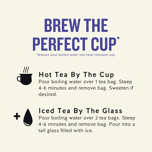 Celestial Seasonings True Blueberry Herbal Tea, Caffeine Free, 20 Tea Bags Box (Pack of 6)