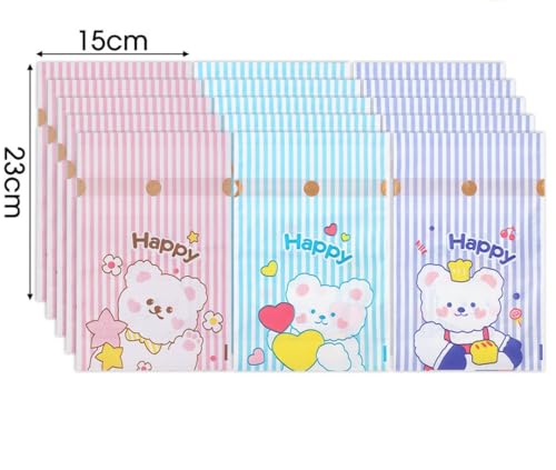 Image of VRB Dec 40Pcs Return Gift Bags - Potli Bags, Return Gift Bags for Kids Birthday - Gift Packing Bags - Goodie Bag for Return gifts - goodie bags - gift pouches for return gifts - guddy bags for return gifts (40Pcs Happy Ribbon Bag)