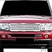 TLAPS 7422438958990 Compatible With 2006-2009 Land Rover Range Rover L322 Chrome Silver Honeycomb Mesh Front Bumper Grill Grille