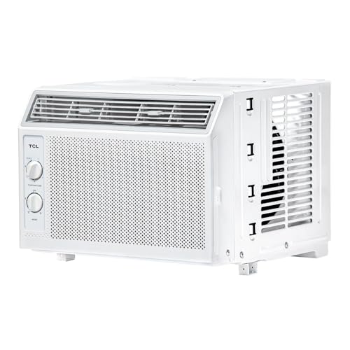 TCL 5,000 BTU Window Air Conditioner, 150 Sq. Ft., Easy-to-Use, Reusable Filter, Compact Design - H5W33M