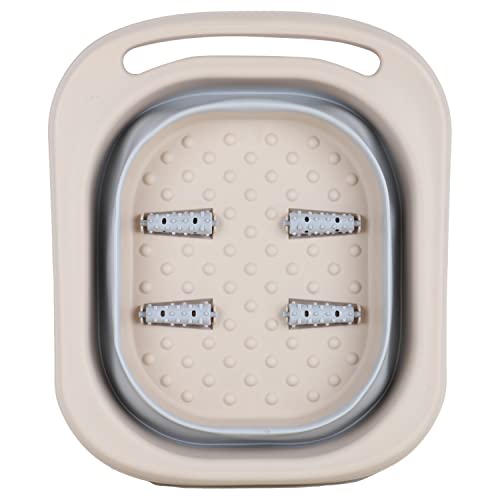 Zureni Portable Foot Bath Barrel, Foldaway Foot Bath Spa, Foot So...