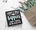 SANY DAYO HOME Today I Will Be Happier Than A Turtle On an Escalator 6 x 6 inches Funny Wooden Box Sign for Home Office Decor