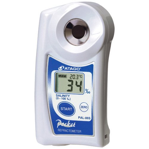 Atago 4406 PAL-06S Digital Hand-Held Pocket Salinity Refractometer, Special Scale for Seawater