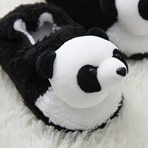 Slippers for Toddler Boys Childrens Girl Cotton Slippers Cute Stereoscopic Panda Warm Indoor Non Slip Cotton Slippers4