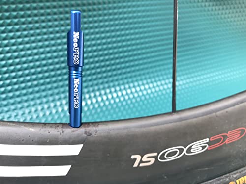 Neopro Presta Valve Extension Extender With Cnc Cap And Core Kit (Pack Of 2) Available Lengths 20,30,40,60 Mm - 5 Colors (Red, 20Mm) #TOP3