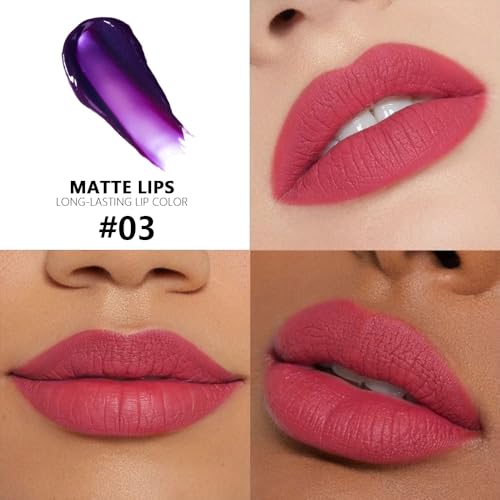 Image of evpct Vivid Red Peel Off Lip Stain Tints with Tweezer, Matte Liquid Lipstick Lip Stain Long Lasting Waterproof for Women, Non-stick Cup Lipstick Peel Off High Pigmented Smudge-proof Easy to Apply, 03#
