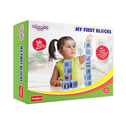 Funskool Giggles - My First Block,Learning Acitvity,Motor Skills, Learn Letters and Numbers, Fruits & Vegetables, Country Flags, Mutlicolor,for 3 Years and Above. (B0B2RZ7D4Z) Amazon Price History, Amazon Price Tracker