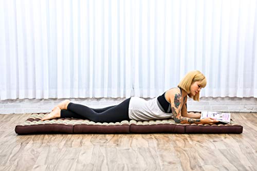 Image of Leewadee Thai Trifold Mattress 79 x 28 inches Kapok Futon Alternative