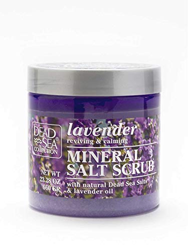 Dead Sea Collection Minerals Salt Scrub Body Nurturing Salts & Essential Oil (Lavender Oil, Package of 1)