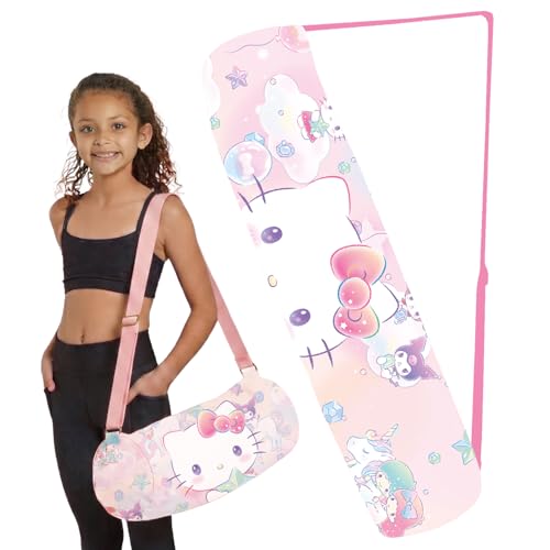 Original Corner Hello Kitty Officiel | Sac de Sport Enfant Fille & Garçon Hello Kitty & Friends | Sac de Gym avec Bandoulière, Fermeture Zippée & Poche |...