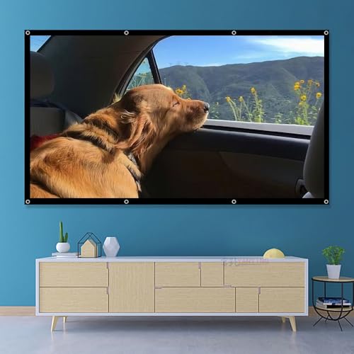 Pantalla manual para proyector 72" 4:3 portátil
