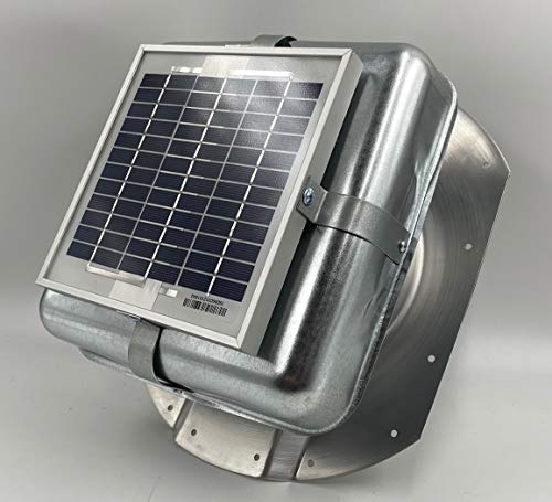 Solar RoofBlaster for 3.5" ribbed Conex Shipping Container (Galvanized)