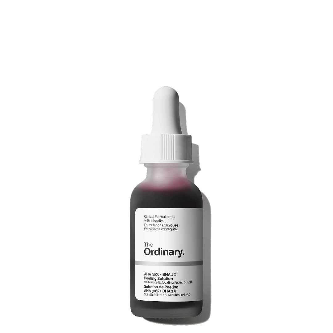 The Ordinary AHA 30% + BHA 2% Peeling Solution, Advanced Exfoliating Peel for Brighter Skin, 30ml