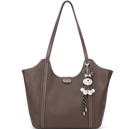 Bolso tote femenino con bolsillo exterior y correa miniatura 1