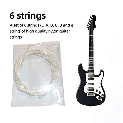 Greatangle Jeu de cordes en nylon clair et argenté pour guitare classique classique 1M 1-6 EBGDAE, Guitarra Bass Parts… - Les Beatles, Paul McCartney, John Lennon, RIngo Starr, George Harrison Greatangle Jeu de cordes en nylon clair et argenté pour guitare classique classique 1M 1-6 EBGDAE, Guitarra Bass Parts… – Image 5