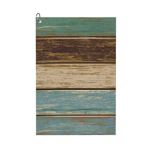 EOQIFJM Driftwood Golf Towel with Carabiner Clip | 16x24 Inch