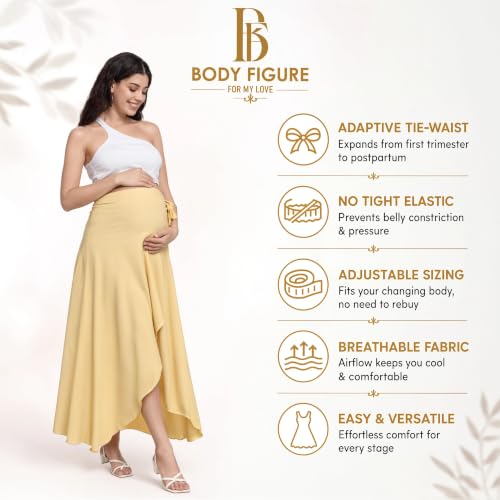 Image of Women's Long Wrap Around Maxi Skirt | Women Wear Long Skirt