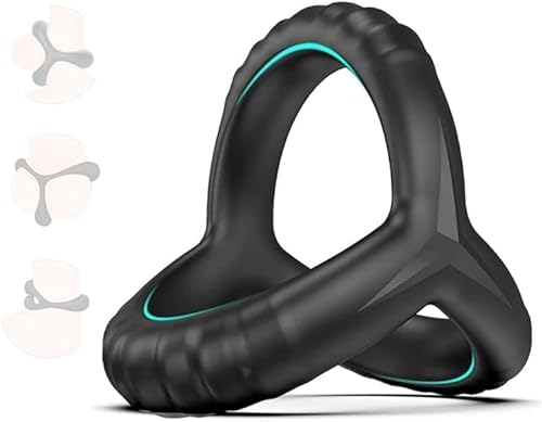 LIHAIYO Everyday Noir Hommes Silicone Training Props Accessoires