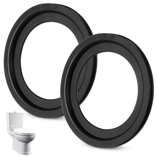 YQQYG 2 Stück Wohnmobil-WC-Dichtung, Silikon, Toilettendichtung, WC-Dichtung, Dometic 300/310/320 Serie, 6,7 cm/2,64 Innendurchmesser, 10 cm/3,94 Außendurchmesser, 0,7 cm/0,28 Höhe