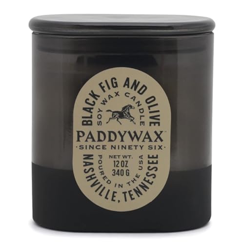 Paddywax Vista Scented Candle with Lid in Reusable Tonal Glass Ja...