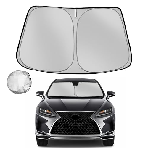 Fonowka Windshield Sun Shade for 2016-2022 Le-xus RX 350 RX 450h Foldable Sun Sunshade for Car Front...