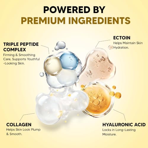 Image of Onespring 24K Gold Under Eye Patches, Peptide Collagen Eye Mask, 24 Pairs