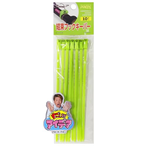 Prox PX994LG Cable Tie Hook Keeper 10/Pack, 35 x 150 x 4 mm Green (3177)