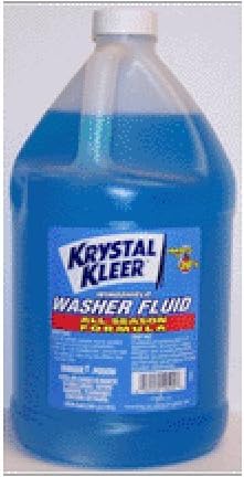 Krystal Kleer Ww-20 All Weather Washer Fluid Windshield Wash, 1-gallon (Pack of 6)