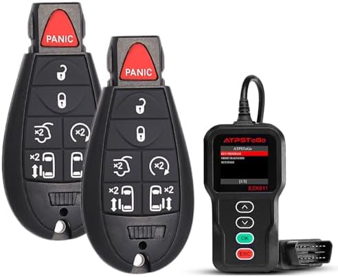 New 7-Button Keyless Entry Remote Key Fob For 2013 Dodge Grand Caravan - Needs Programming