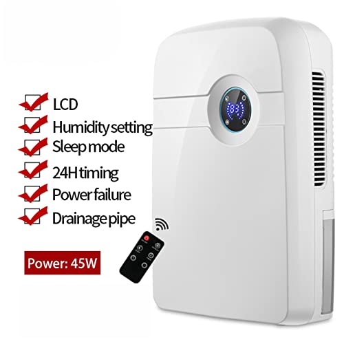 Absorbeur d'humidité haut de gamme à écran LED et télécommande