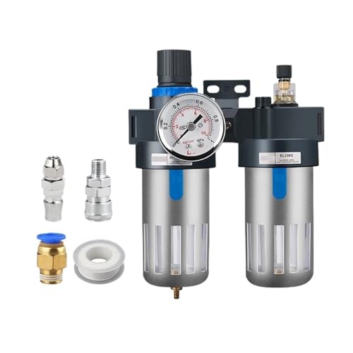 Régulateur de pression de filtre à air comprimé FRL lubrificateur manomètre BFC4000