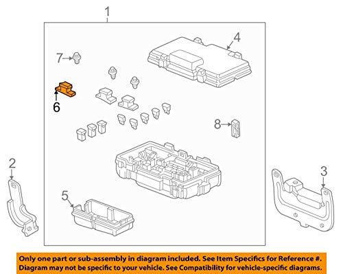 Genuine Honda 38213-SM4-003 Block Fuse