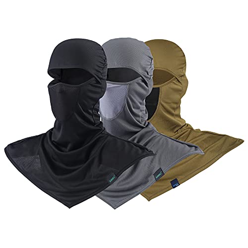 Sunmeci Balaclava 3 Pack- Breathable And Sun Protection Full Face Mask Cycling Motorcycle In Summer For Men And Women #TOP10
