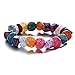 Produktbild Chakren Edelsteine Heilung Armbandnatürlicher Quarz Yoga Stretch ArmbänderFreundschaftsarmband für Schutz Energie