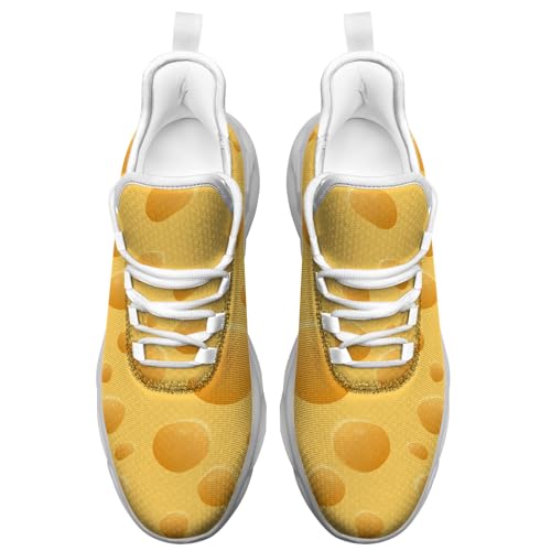 Cheese Shoes Fashion Sneakers Running Walking Tennis Shoes for Women Men3
